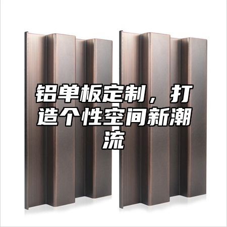 铝单板定制，打造个性空间新潮流